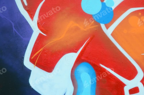 Preview: Fragment of graffiti drawings
