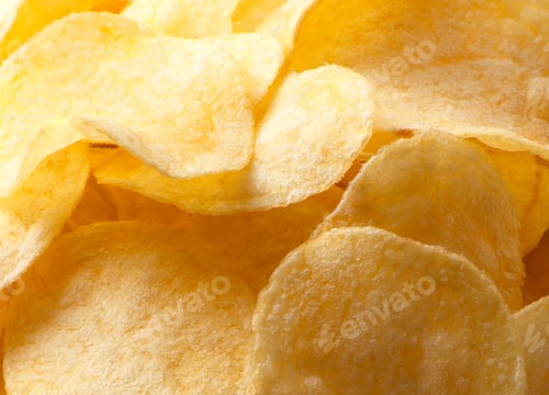Preview: potato chips isolated
