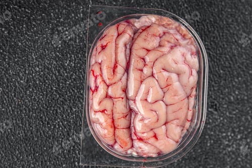 Preview: pork brains raw edible offal meat fresh food tasty fresh healthy eating cooking appetizer meal food