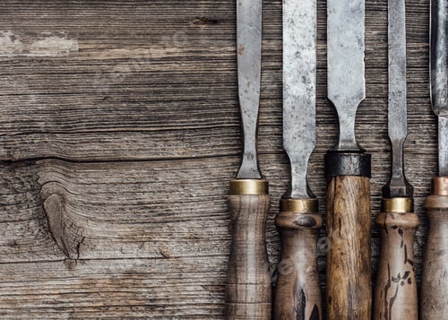 Preview: Carpentry tools on the workbench