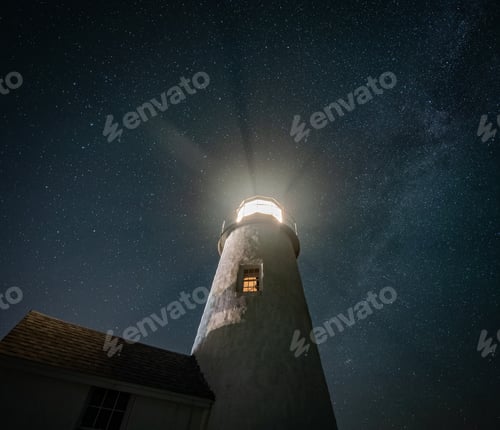 Preview: Milky Way over a Lighthouse