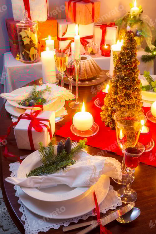 Preview: Special Christmas setting table
