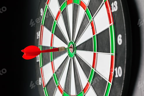 Preview: dartboard business success concept