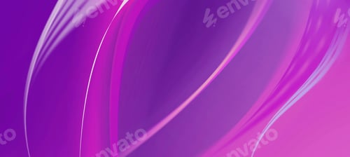 Preview: Abstract Purple Background with Flowing White Lines