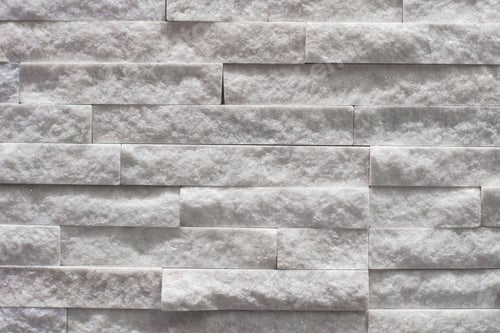 Preview: Gray Background is made of artificial stone. Side view, indoors horizontal shot.