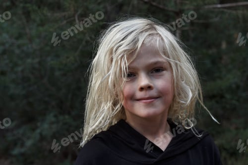 Preview: Portrait of a boy in the forest