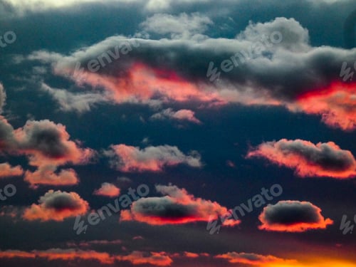 Preview: Clouds at sunset