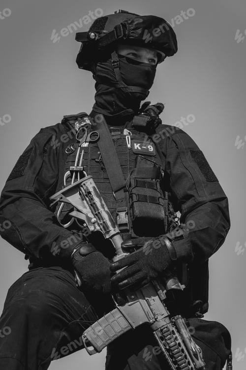 Preview: Special Forces. Military With Weapons In Hand