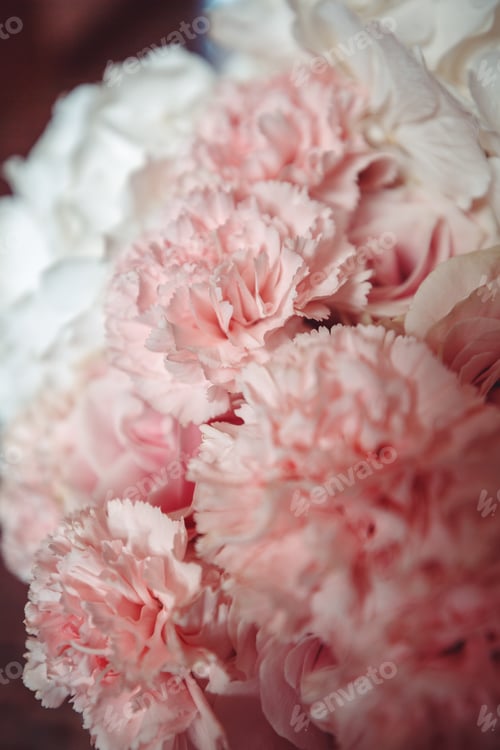 Preview: Gently pink bouquet of flowers