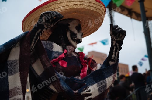 Preview: Day of the Dead festival in Los Angeles featuring vibrant costumes. Dia de los Muertos