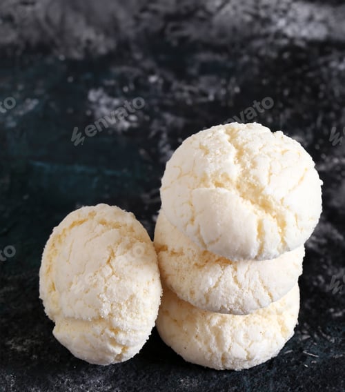 Preview: coconut cookies dessert for treats on the table