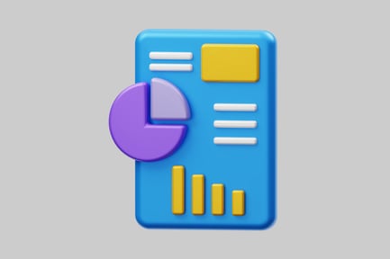 Preview: Business report statistics illustration