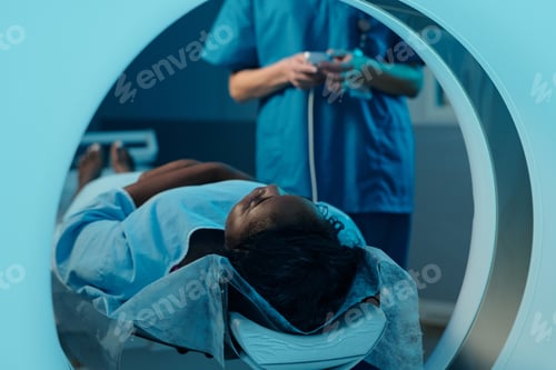 Preview: Person Undergoing Medical Imaging Procedure