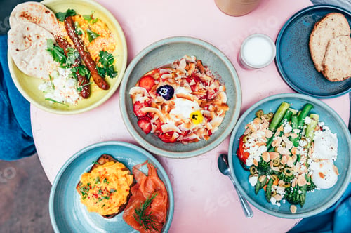 Preview: Healthy Breakfast in Trendy Cafe