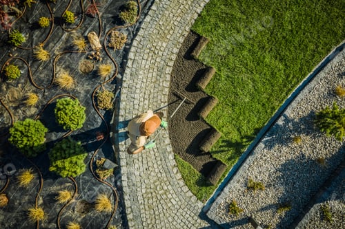 Preview: Men Installing Natural Grass