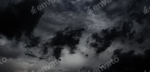 Preview: Cloud storm sky dark rain lightning thunder stoumy