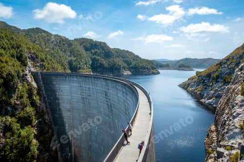 Preview: Scenery of Gordon Dam at Tasmania, Australia