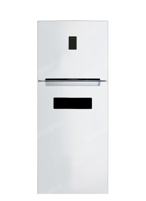 Preview: Fridge isolated on white background