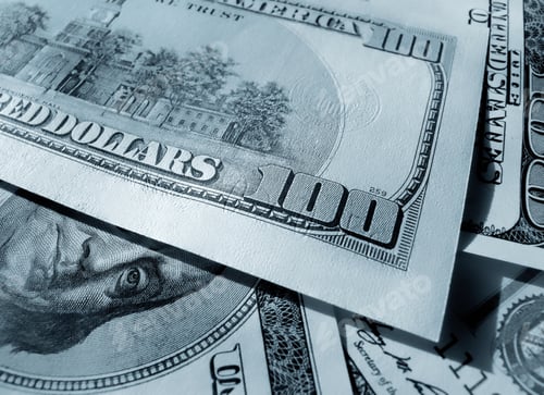 Preview: Macro View of US Hundred Dollar Bills