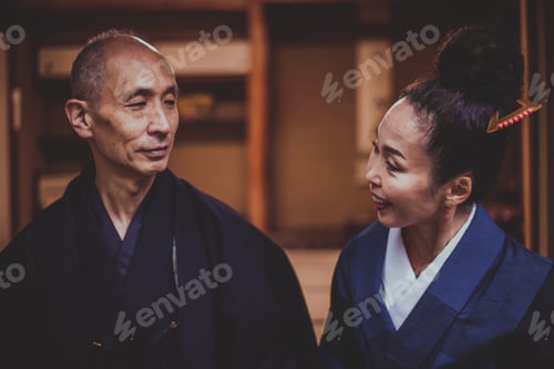 Preview: Senior couple lifestyle moments in a traditional japanese house
