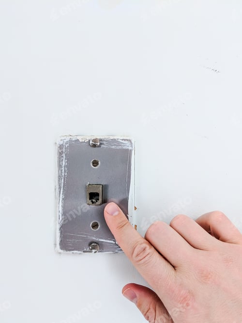 Preview: Old Fashioned Telephone Wall Jack