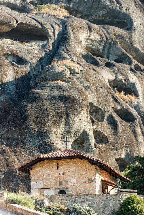 Preview: Meteora monasteries, Greece. The church of Panaghia Doupiani