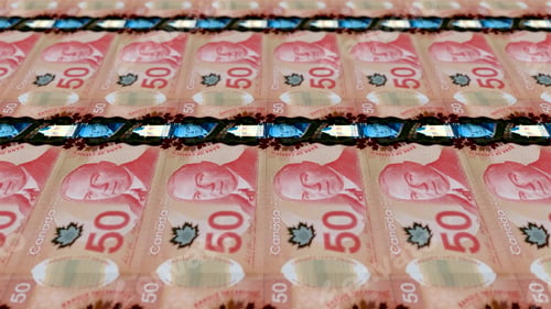 Preview: Canada Banknotes Money / Canadian dollar / Currency $, Can$, C$, CA$ / CAD - 50
