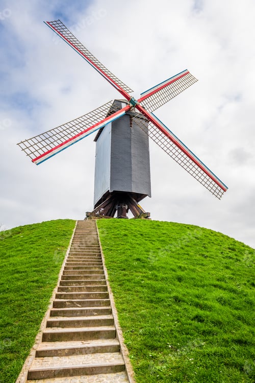 Preview: Bruges old Windmill