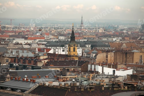 Preview: Budapest beautiful panoramic view.