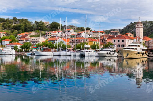Preview: Skradin is a small historic town in Croatia