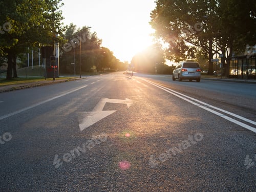 Preview: Car on street during sunny day
