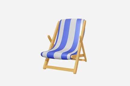Preview: Foldable Seaside Beach Chair