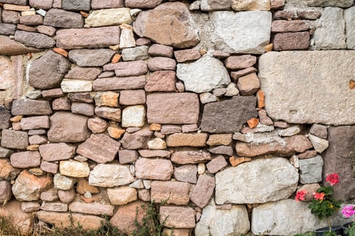 Preview: Background of stone wall texture photo. Wallpaper.