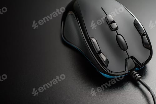 Preview: Black professional gaming wired gaming mouse