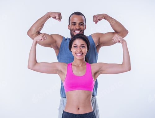 Visualização: Casal malhando