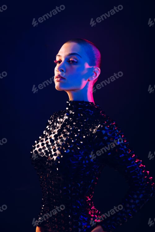Preview: Beautiful woman with stylish clothes
