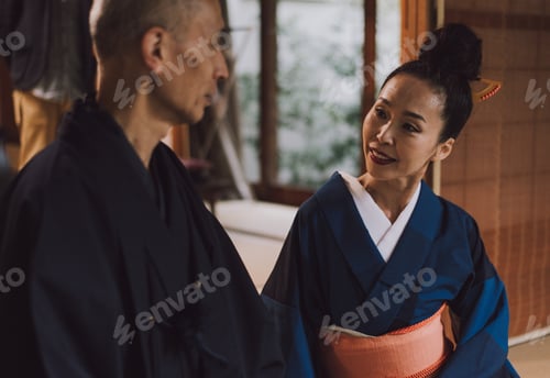 Preview: Senior couple lifestyle moments in a traditional japanese house