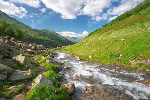 Preview: River in mountain valley
