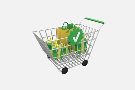 Preview: Checkout Success 3D Illustration