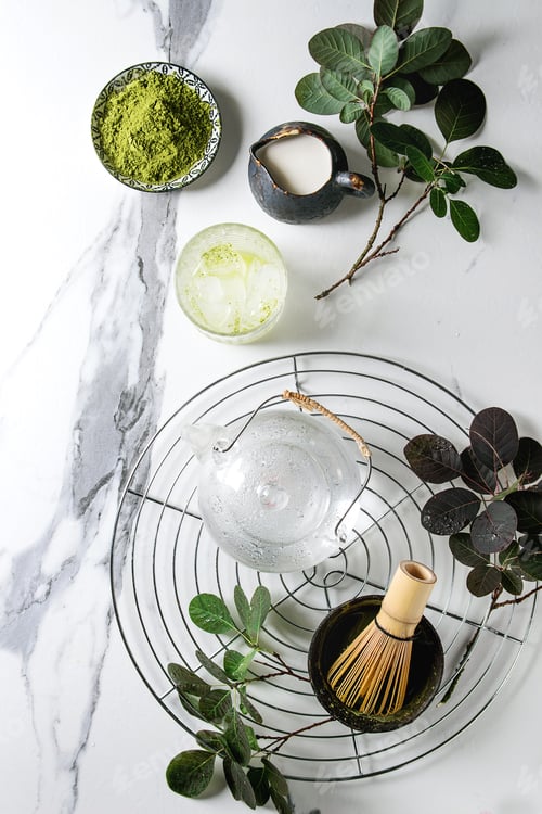 Preview: Green tea matcha powder