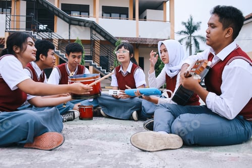 Preview: Students Practicing Music Instruments