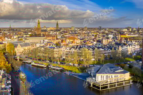 Preview: Groningen city from above
