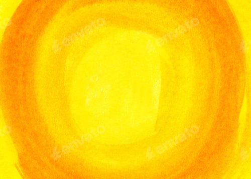 Preview: Abstract Watercolor Wash with Shades of Yellow