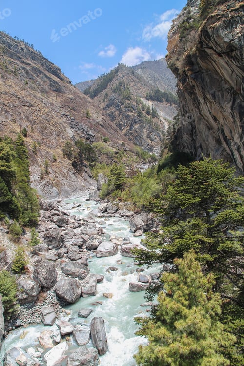 Preview: Mountain river in Himalayas