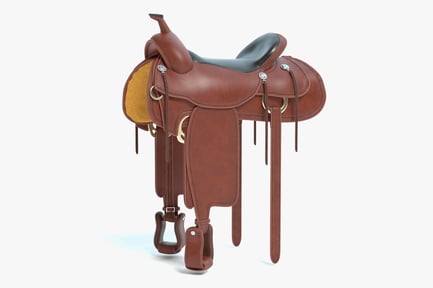 Preview: Equestrian Leather Horse Saddle for Riding