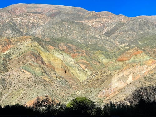Preview: Colorful mountains in the Jujuy region at sunset, Argentina
