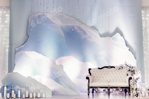Preview: luxury wedding decor for photo booth zone