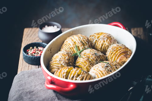 Preview: Baked hasselback potatoes