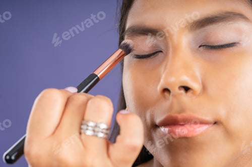 Preview: Make-up process on young woman