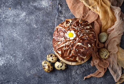 Preview: Traditional Easter cake with topping
